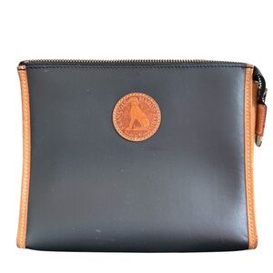 Vintage Francios Marot Paris Full Leather Clutch Pouch Bag